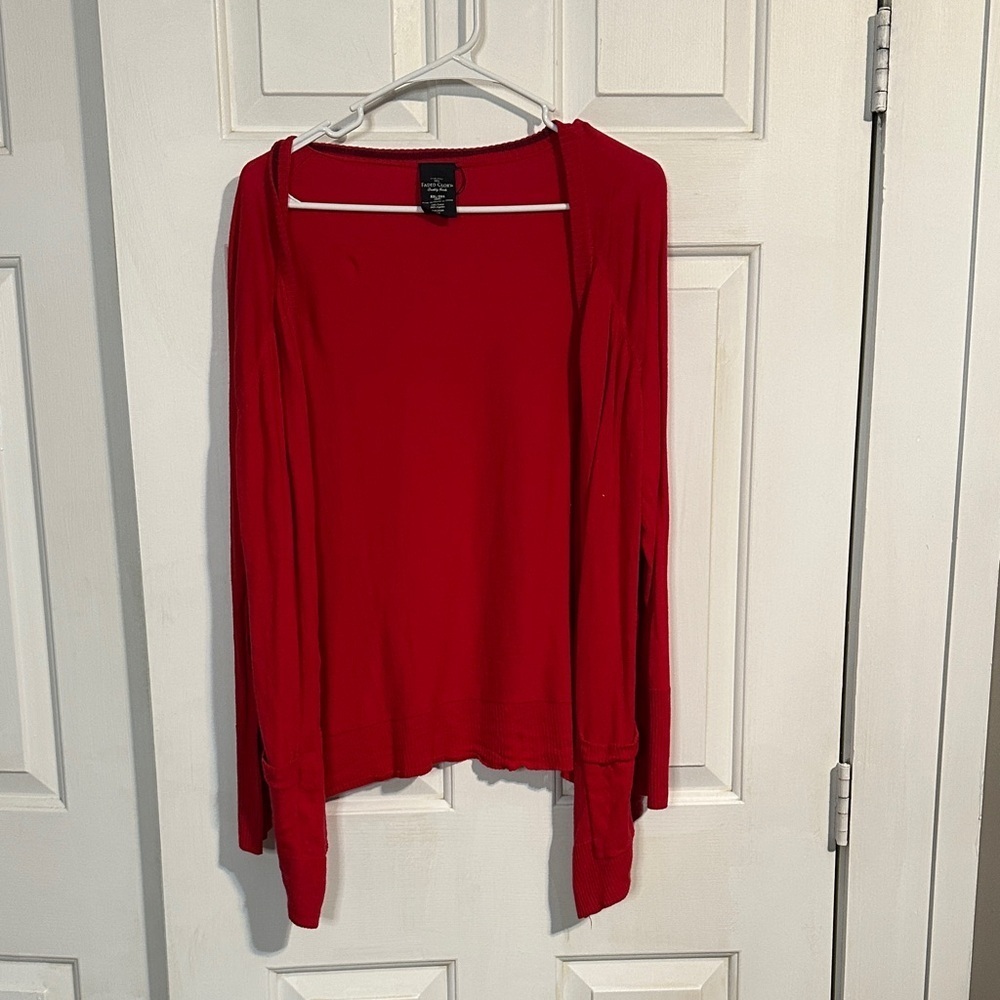 Faded Glory red cardigan size XXL women’s MK